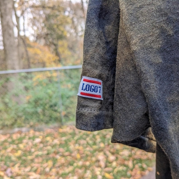 Hand-Dyed Rare Oakland Raiders NFL T-shirt | Vintage 90s - Picture 7 of 8